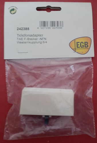 Egb telefonadapter tae f - +egb,